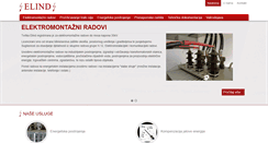 Desktop Screenshot of elind.hr